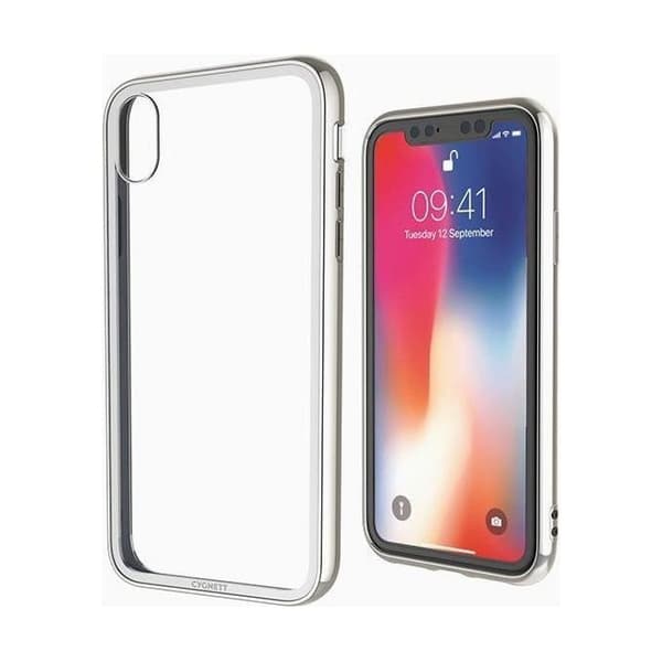 Cygnett Ozone 9H - Skalet av härdat glas med integrerad bumper för Apple iPhone XR, Vit
