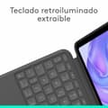 Miniatyrbillede 3 af 8: Case til tablet og tastatur Logitech 920-012772 Grafit QWERTY