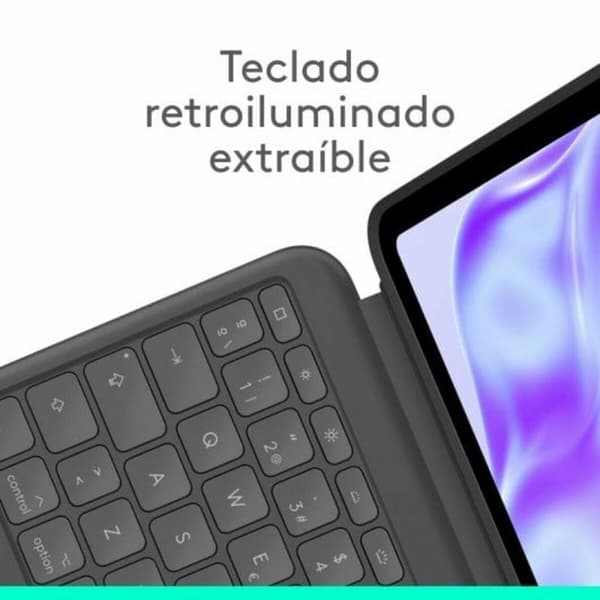 Tastaturetui for Nettbrett Logitech 920-012667 Grafitt QWERTY