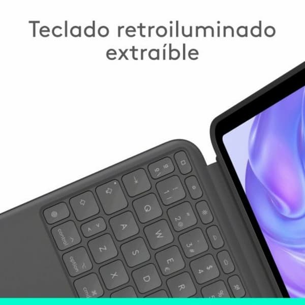 Tabletin ja näppäimistön kuori Logitech 920-012772 Grafiitinharmaa QWERTY