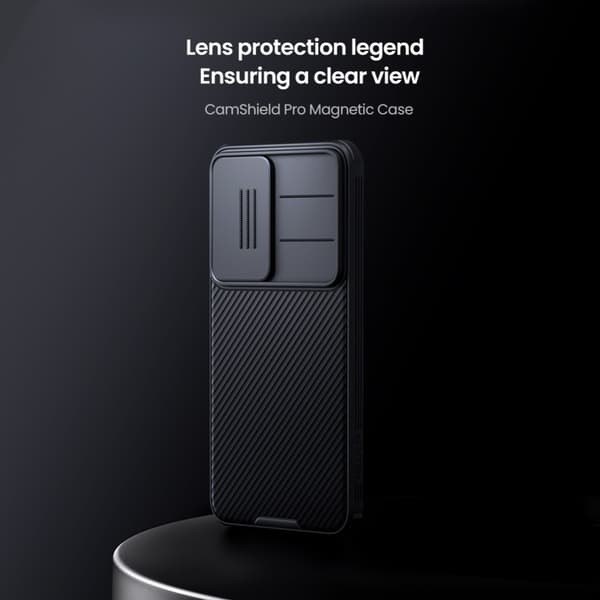 Nillkin Samsung Galaxy S25 Kuori CamShield Pro MagSafe Musta