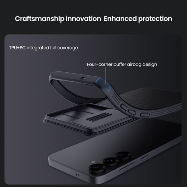 Nillkin Samsung Galaxy S25 Kuori CamShield Pro MagSafe Musta