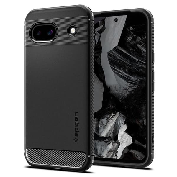 Fodral till Google Pixel 8a - Spigen Rugged Armor - Svart