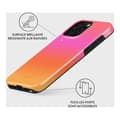 Miniatyrbild 2 av 4: Coque för iPhone 15 Pro MagSafe Tough Antichocs Modell Sunset Club Burga Multicolor