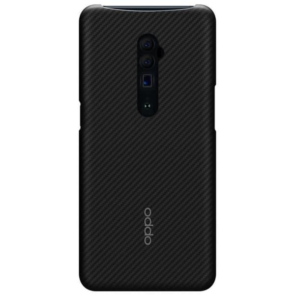 Fodral - OPPO - Reno 10x Zoom - Aramidfiber - Svart - Stel