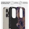 Miniatyrbild 3 av 4: Coque för iPhone 16 Pro MagSafe Tough Antichocs Modell Velvet Night Burga Lavande