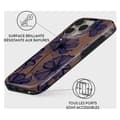 Miniatyrbild 2 av 4: Coque för iPhone 16 Pro MagSafe Tough Antichocs Modell Velvet Night Burga Lavande
