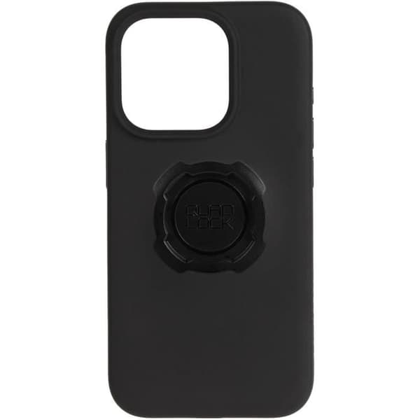 Coque - Quad Lock - iPhone 16 Pro - TPU motståndskraftig - Skydd kant till kant - Matt svart