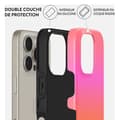 Miniatyrbild 3 av 4: Skydd för iPhone 16 Pro MagSafe Tough Stötabsorberande Modell Sunset Club Burga Flerfärgad