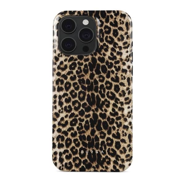 Coque för iPhone 15 Pro Max Tough Antichocs Modell Player Burga Leopard