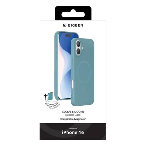 Skalm Skydd - BIGBEN - iPhone 16 - Mjuk - Stötdämpande - Mikrofiberfoder
