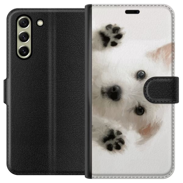 Samsung Galaxy S21 FE 5G Lommeboketui Hund