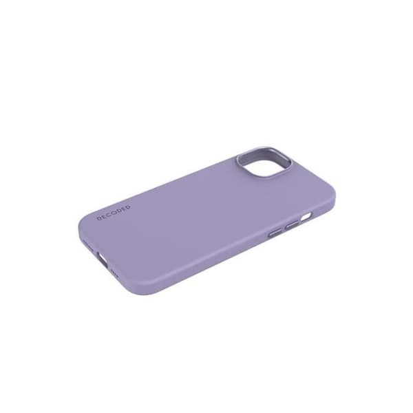 Coque - DEKODERT - iPhone 15 Plus - Antimikrobiellt silikon - dropTek-teknologi - Lila