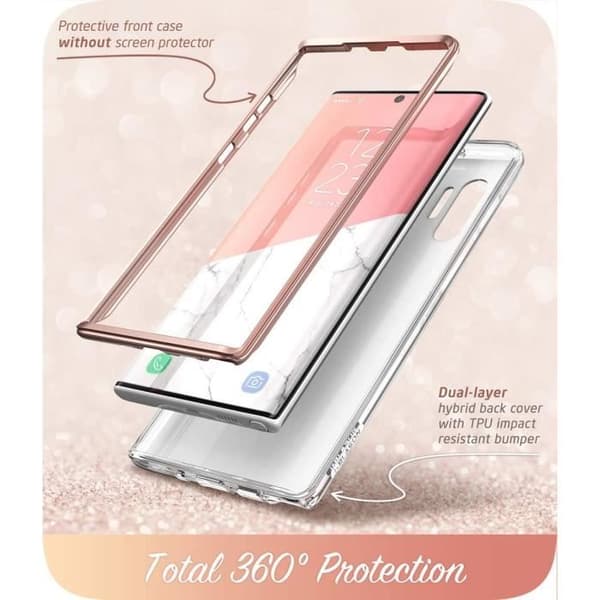 i-Blason Skal för Samsung Galaxy Note 10 Plus, Design Mönster Glittrig Skydd Med Stöttålig Bumper Cosmo Serien Utan Skyddsskärm