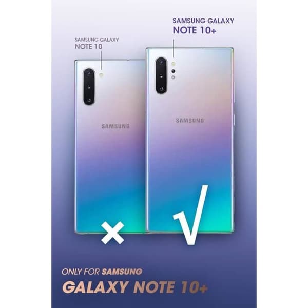i-Blason Skal för Samsung Galaxy Note 10 Plus, Design Mönster Glittrig Skydd Med Stöttålig Bumper Cosmo Serien Utan Skyddsskärm
