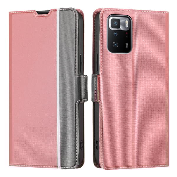 INF Rosa telefonskal för Redmi Note 14 Pro/14 Pro+ (Global), Kickstand Wallet Case