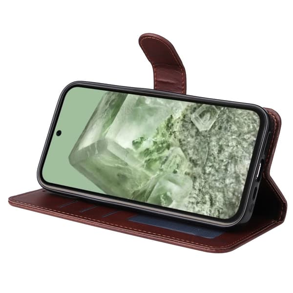 SKALO Google Pixel 8a PU-Läder Plånboksfodral