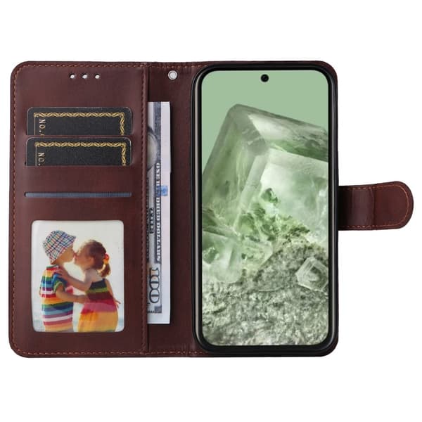 SKALO Google Pixel 8a PU-Läder Plånboksfodral