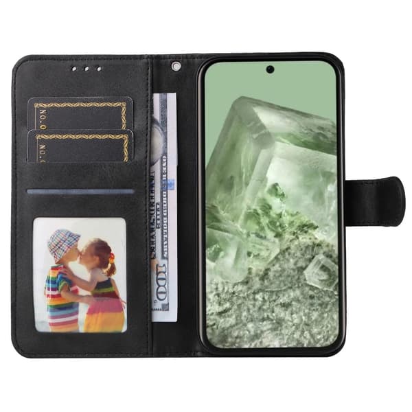 SKALO Google Pixel 8a PU-Läder Plånboksfodral