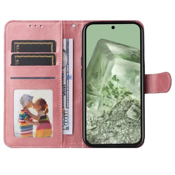 SKALO Google Pixel 8a PU-Läder Plånboksfodral