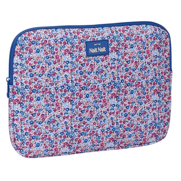 Laptopfodral Nait Nait Flores coimbra azul Blå 34 x 25 x 2 cm