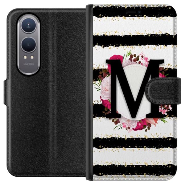 OnePlus Nord CE4 Lite Plånboksfodral Bokstaven M