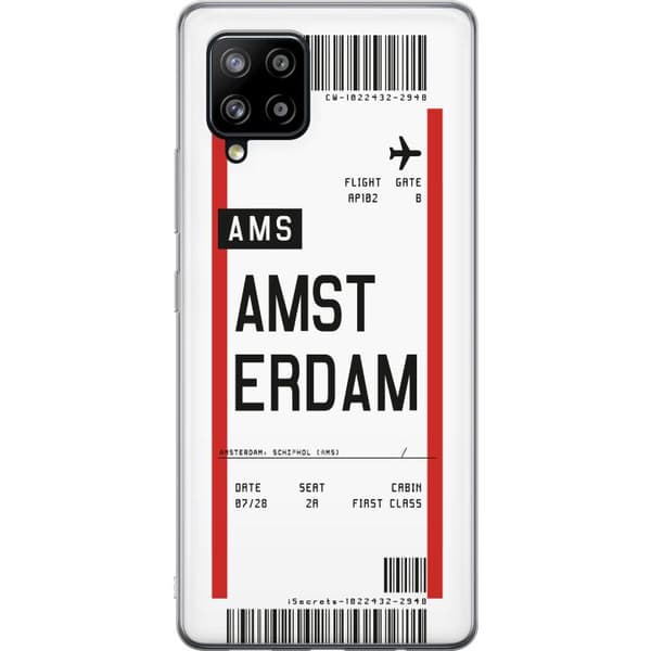 Samsung Galaxy A42 5G Genomskinligt Skal Amsterdam