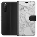 Miniatyrbilde 1 av 3: Sony Xperia 10 III Lommeboketui Marmor
