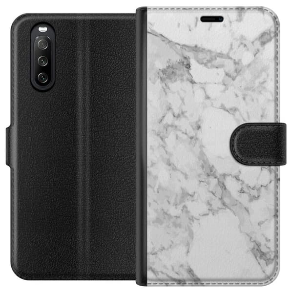 Sony Xperia 10 III Lommeboketui Marmor