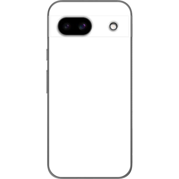 Google Pixel 8a Läpinäkyvä kuori Valkoinen