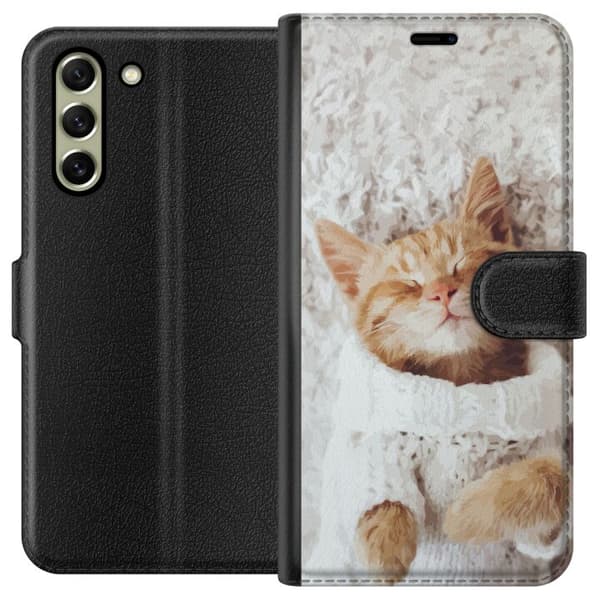 Samsung Galaxy S21 FE 5G Lommeboketui Katt