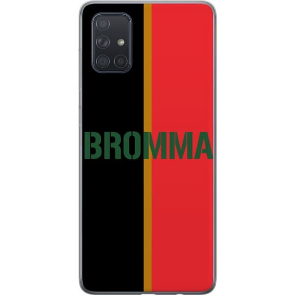Samsung Galaxy A71 Gennemsigtig cover Bromma