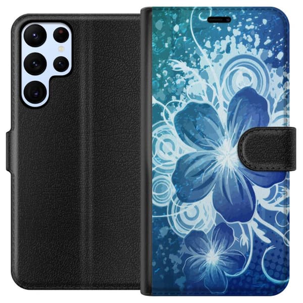 Samsung Galaxy S22 Ultra 5G Plånboksfodral Blomma