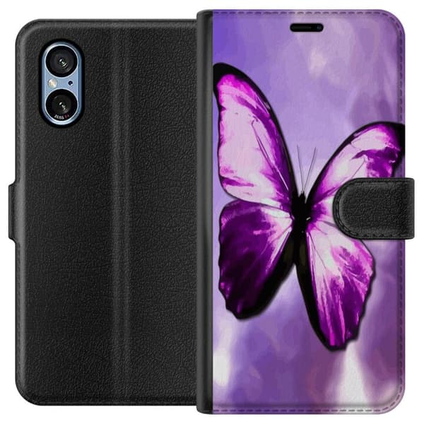 Sony Xperia 10 VI Lompakkokotelo Perhonen