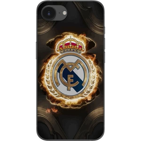 Apple iPhone 16e Läpinäkyvä kuori Real Madrid