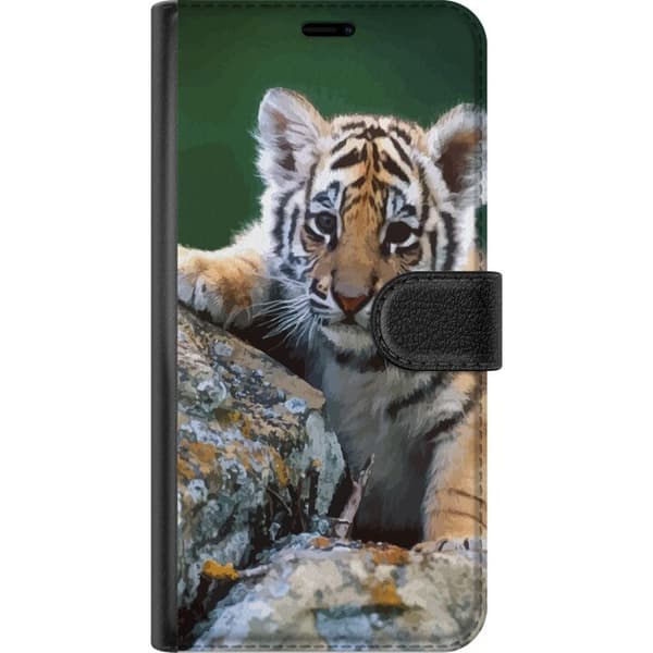 Apple iPhone 16e Plånboksfodral Tiger