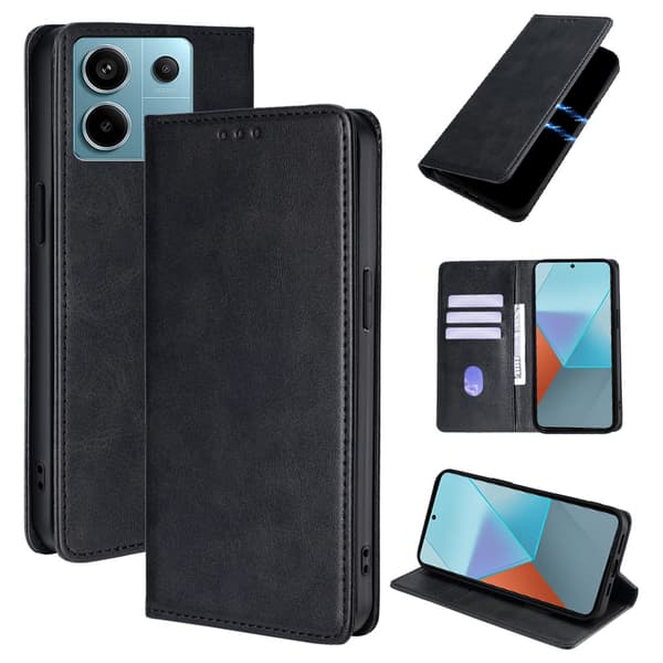 INF Flipfodral för Redmi Note 13 4G - Svart