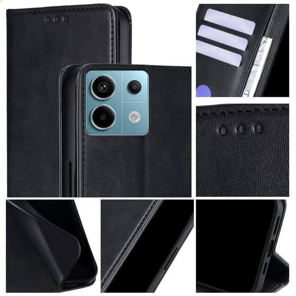 INF Flip Case Redmi Note 14 5G:lle - Musta