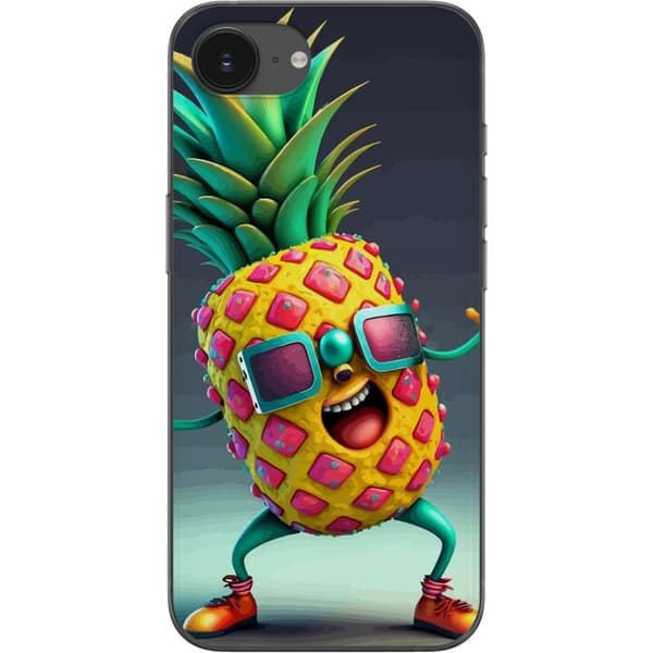 Apple iPhone 16e Genomskinligt Skal Ananas