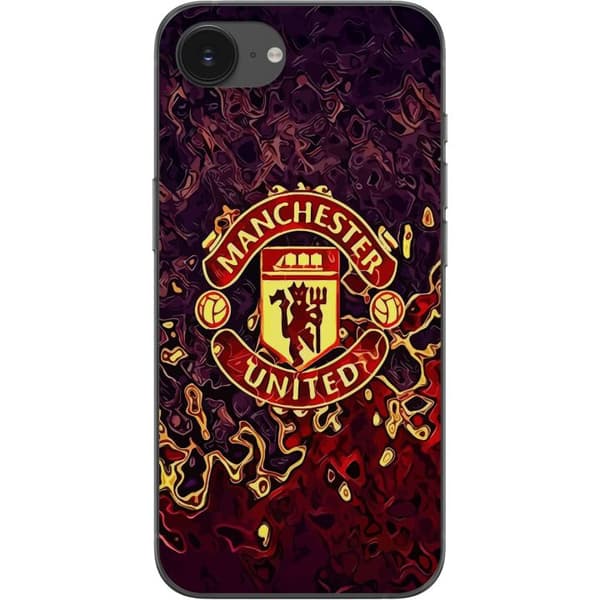 Apple iPhone 16e Gennemsigtig cover Manchester United