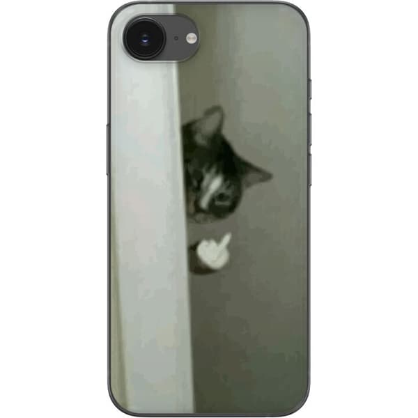 Apple iPhone 16e Gjennomsiktig deksel HAHA Katt