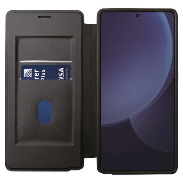 Vivanco Samsung Galaxy S25 Ultra Kotelo Mag Wallet Musta