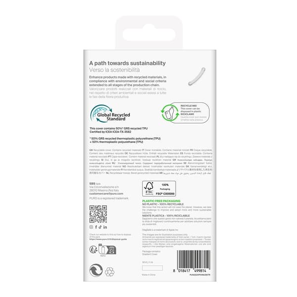 Puro Samsung Galaxy S25 Ultra Kuori Nude Läpinäkyvä