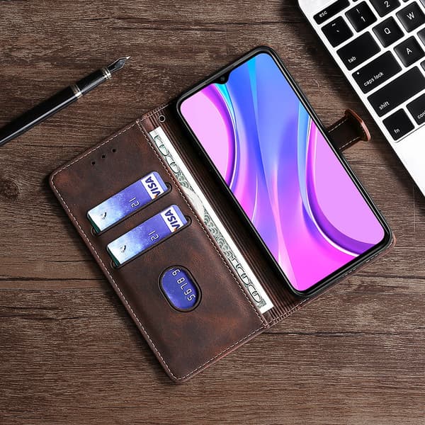 INF Lærveske til Redmi Note 13 Pro 5G/Poco X6 - Brun
