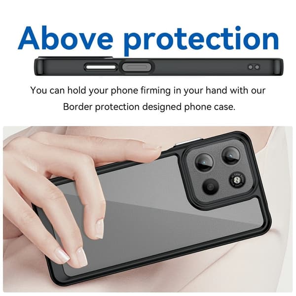 SKALO Motorola Moto G15 4G Color Bumper Skal - Svart