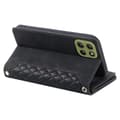 Pikkukuva 3 / 8: SKALO Motorola Moto G15 4G Style 005 Big Wallet Quiltat Lompakkokotelo - Musta