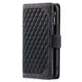 Pikkukuva 7 / 8: SKALO Motorola Moto G15 4G Style 005 Big Wallet Quiltat Lompakkokotelo - Musta