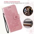 Miniatyrbillede 9 af 11: SKALO Motorola Moto G15 4G Mandala Flip Cover - Pink