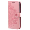 Miniatyrbillede 10 af 11: SKALO Motorola Moto G15 4G Mandala Flip Cover - Pink