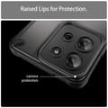Pikkukuva 6 / 10: SKALO Motorola Moto G75 5G Armor Hybrid Frosted Suojakuori - Musta